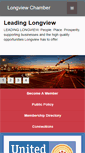 Mobile Screenshot of longviewchamber.com